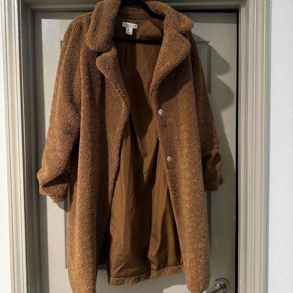 Rachel Zoe Brown Teddy Jacket
